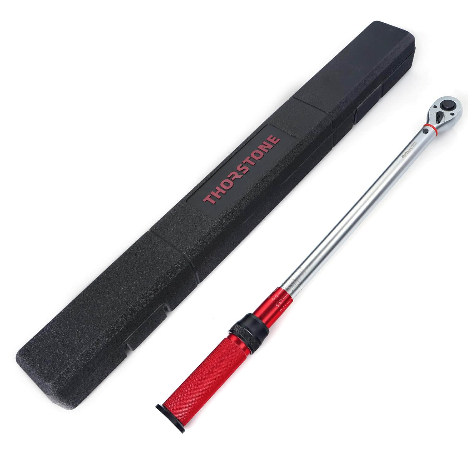 Thorstone 1/2" Drive Click Torque Wrench, 25-250 ft.-lb./33.9-338.9 Nm, 90-Tooth Gear