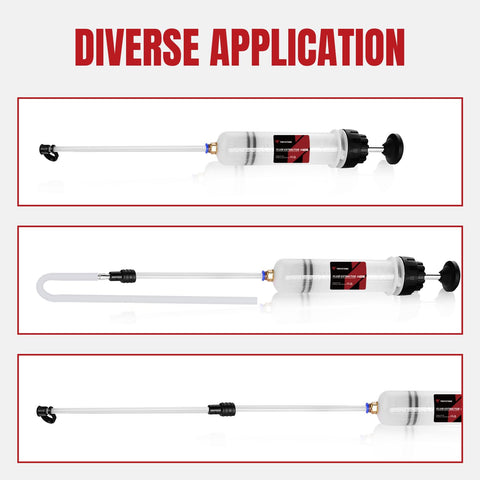 500CC Manual Fluid Extractor Pump with Long Rubber Hose